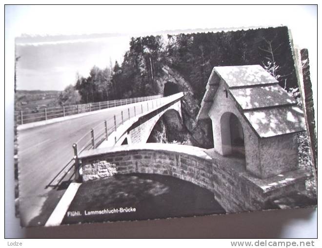 Zwitserland Suisse Schweiz LU Flühli Lammschlucht Brücke - Flühli