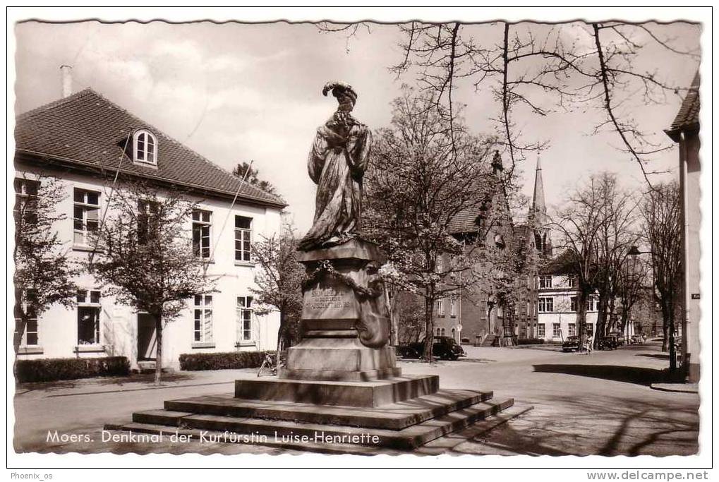 GERMANY - Moers, Denkmal Der Kurfuerstin Luise - Henriette, Year 1960? - Moers