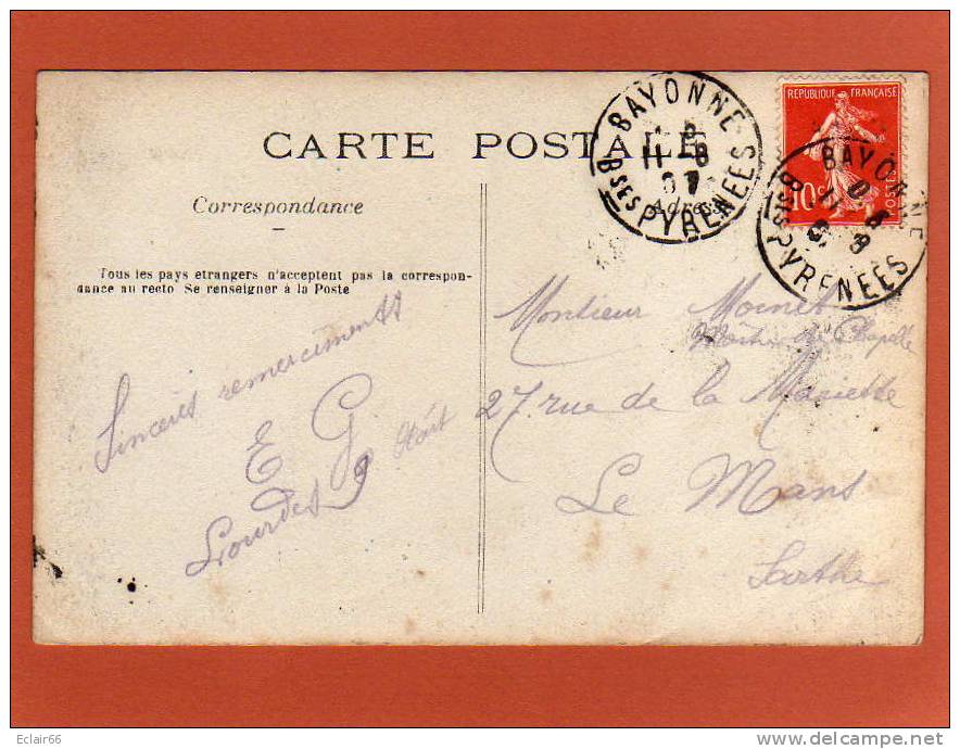 65    Lourdes CP Photo Sépia   Tribune D'Honneur Animée  Nombreuses Personnes  Cardinaux  évéques Année 1907 - Inaugurazioni