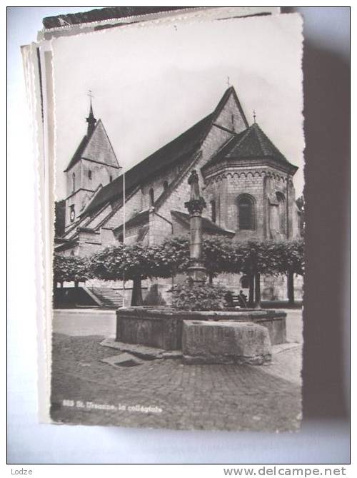 Zwitserland Suisse Schweiz JU St Ursanne Collégiale - Saint-Ursanne