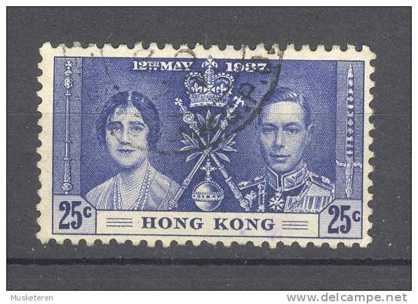 Hong Kong 1937 SG. 139    25c. King George VI. Coronation - Used Stamps