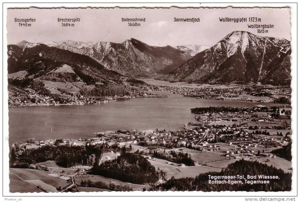 GERMANY - Tegernsee, General View, Year 1958 - Tegernsee