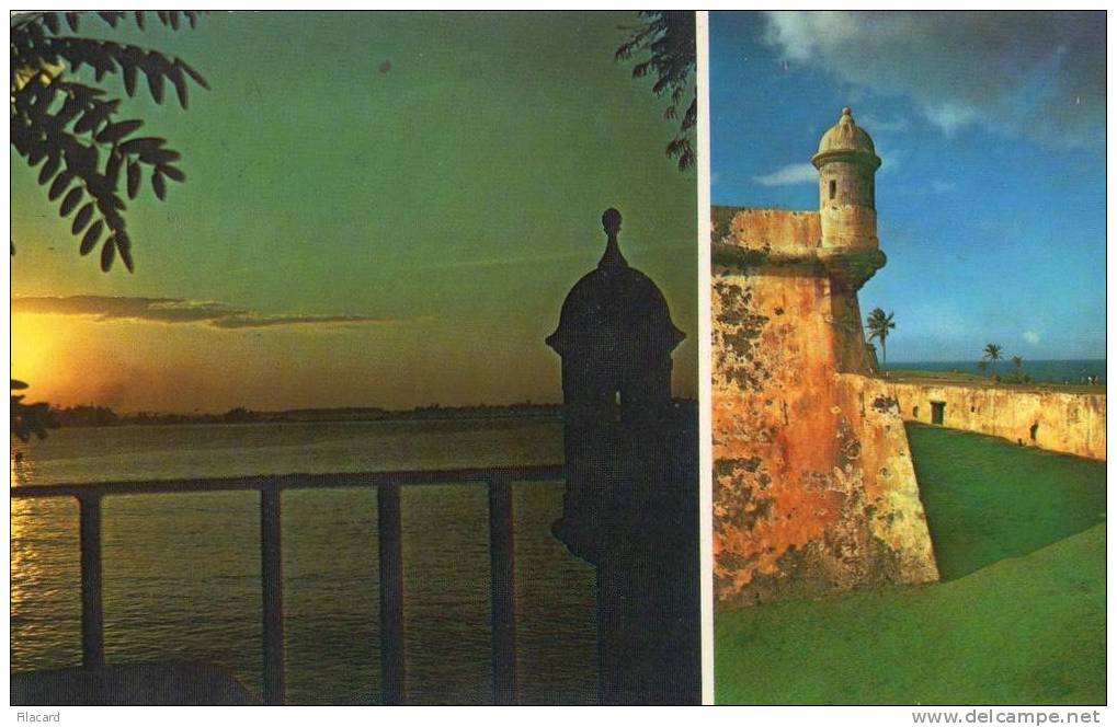 8045      Puerto  Rico  San  Juan  Sentry  Boxes  VG  1988 - Puerto Rico