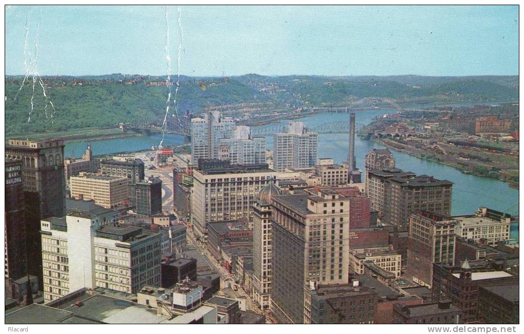 8051   Stati  Uniti   Golden  Triangle  Pittsburg  VG  1953 - Pittsburgh