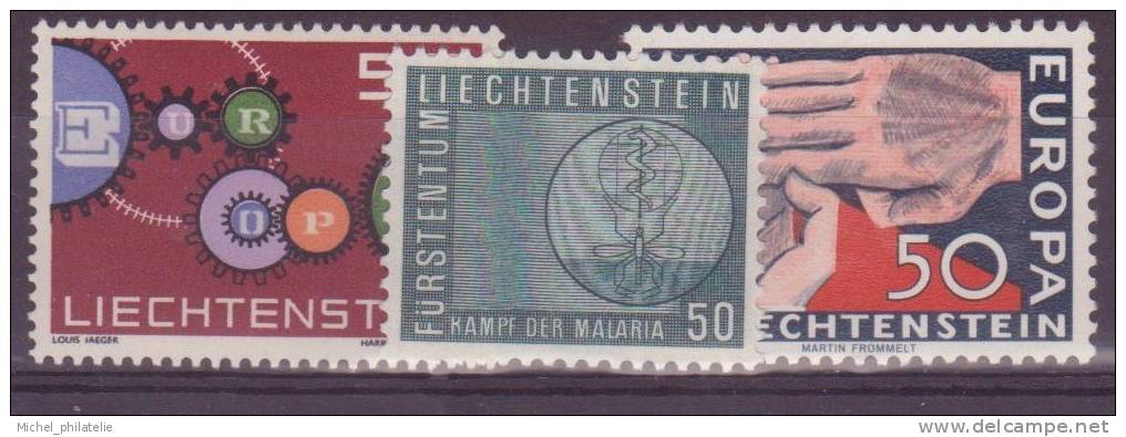 ⭐ Liechtenstein - YT N° 364 à 366 ** - Neuf Sans Charnière ⭐ - Unused Stamps