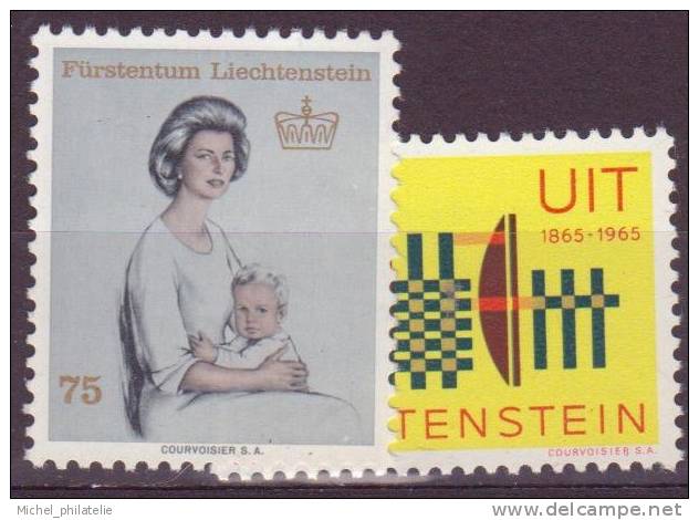 ⭐ Liechtenstein - YT N° 403 Et 404 ** - Neuf Sans Charnière ⭐ - Unused Stamps