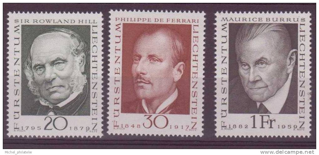 ⭐ Liechtenstein - YT N° 451 à 453 ** - Neuf Sans Charnière ⭐ - Unused Stamps