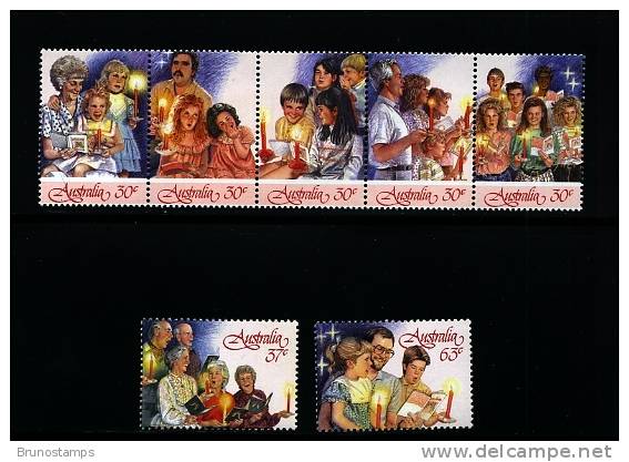 AUSTRALIA - 1987  CHRISTMAS  SET MINT NH - Mint Stamps