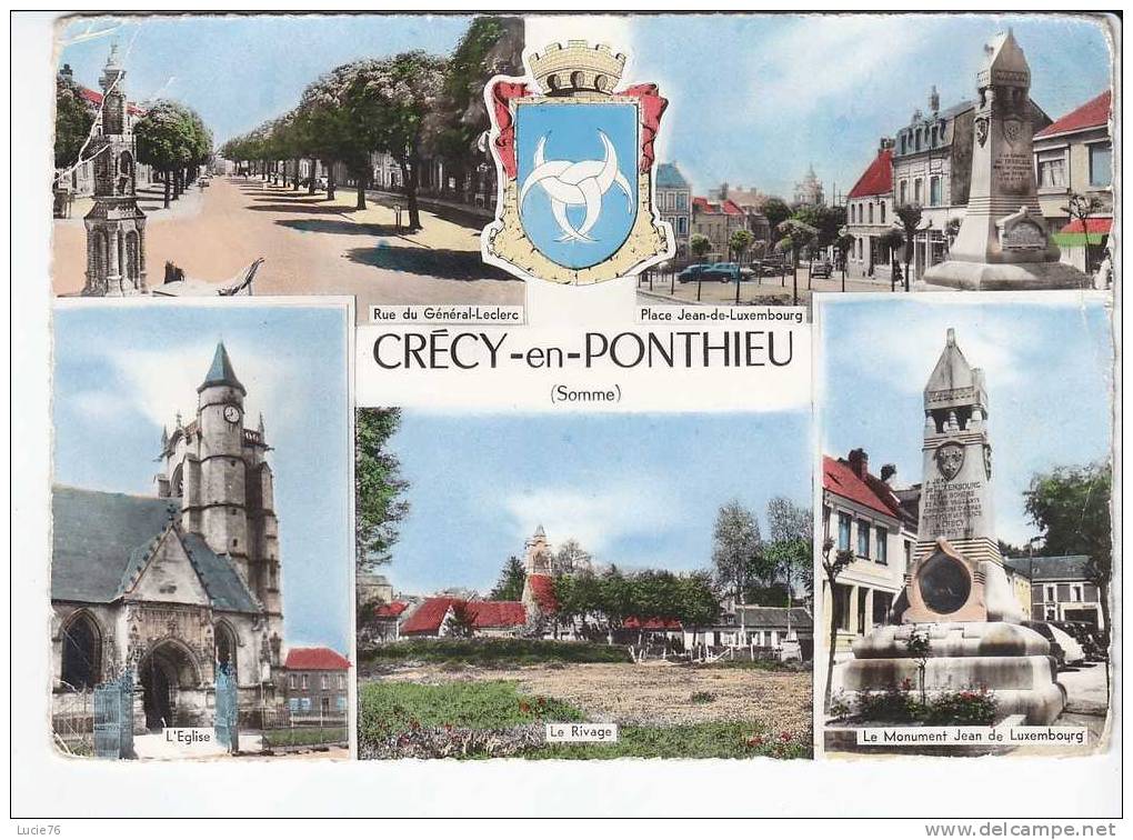 CRECY EN PONTHIEU -  5 Vues  - N°  A C - Crecy En Ponthieu