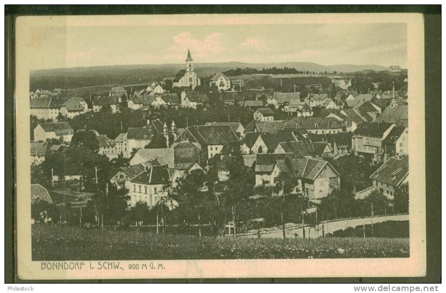 BONNDORF CPA 1918  Vue Générale - Dorf