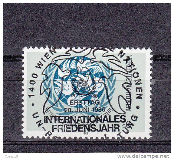 NATIONS  UNIES  VIENNE   1986    N° 63   OBLITERATION  CENTRALE    CATALOGUE YVERT - Usati