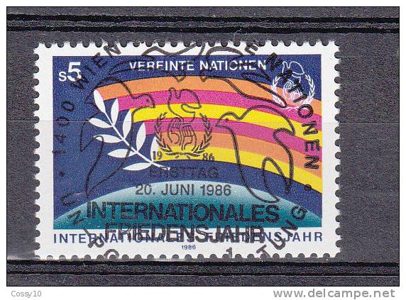 NATIONS  UNIES  VIENNE   1986    N° 62   OBLITERATION  CENTRALE    CATALOGUE YVERT - Used Stamps