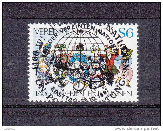 NATIONS  UNIES  VIENNE   1987    N° 76   OBLITERATION  CENTRALE    CATALOGUE YVERT - Oblitérés