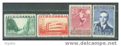 YU 1938-358-61 MOTIVE, YUGOSLAVIA, 4v, * - Unused Stamps