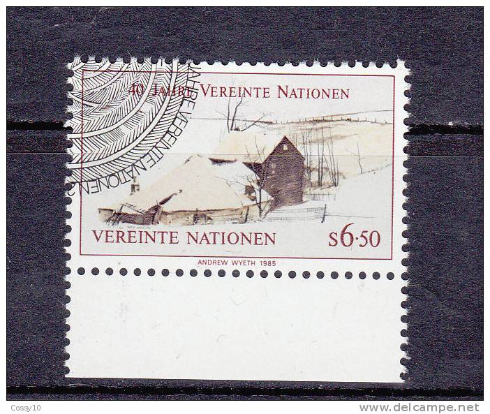 NATIONS  UNIES  VIENNE   1985    N°  51     OBLITERE    CATALOGUE YVERT - Oblitérés