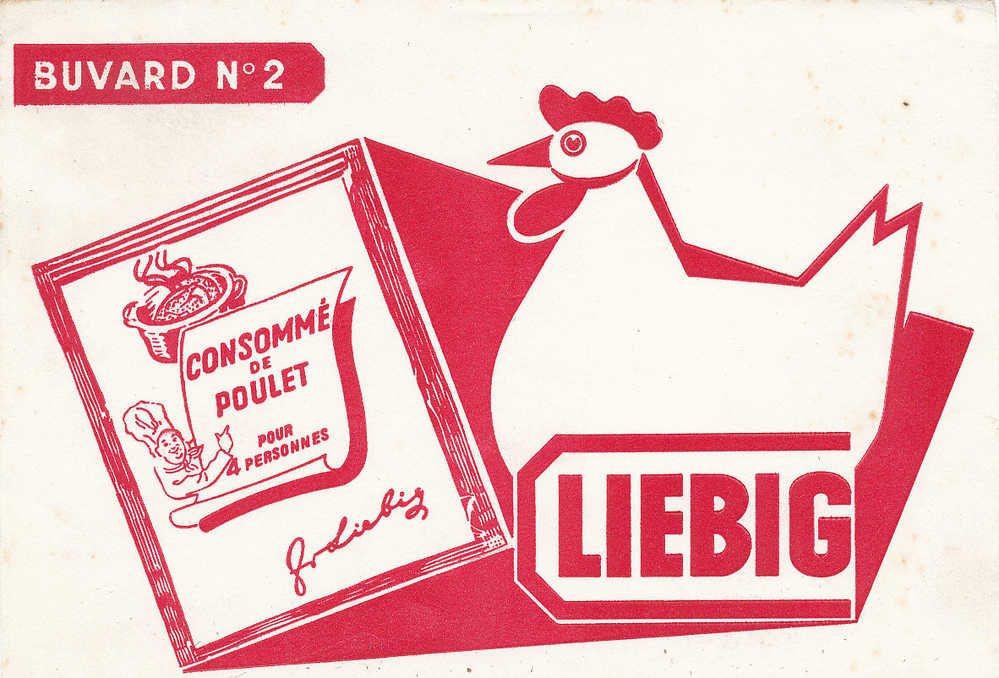 BU 125 / BUVARD     LIEBIG  CONSOMME DE POULET - Suppen & Sossen