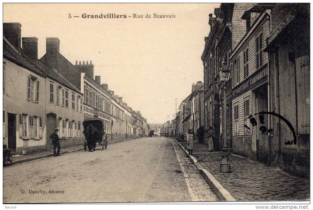 GRANDVILLIERS - Rue De Beauvais - - Grandvilliers