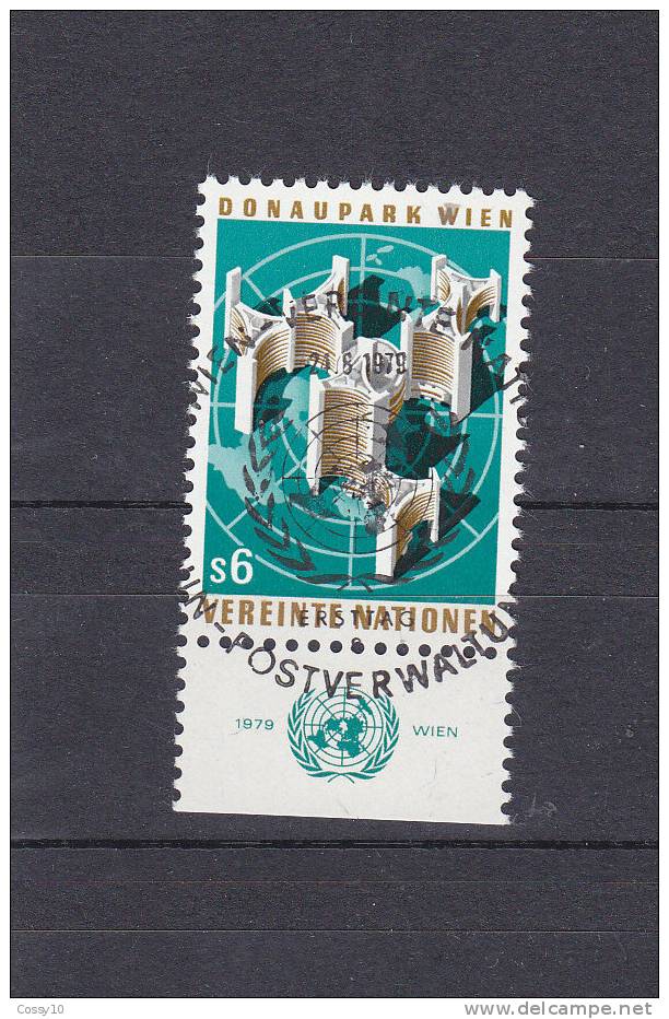 NATIONS  UNIES  VIENNE   1979 - 80    N° 6   OBLITERATION CENTRALE      CATALOGUE YVERT - Oblitérés