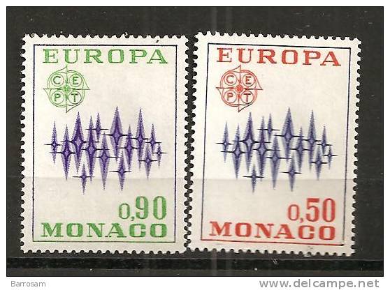 Monaco1972: EUROPA Yvert883-4mnh** - 1972