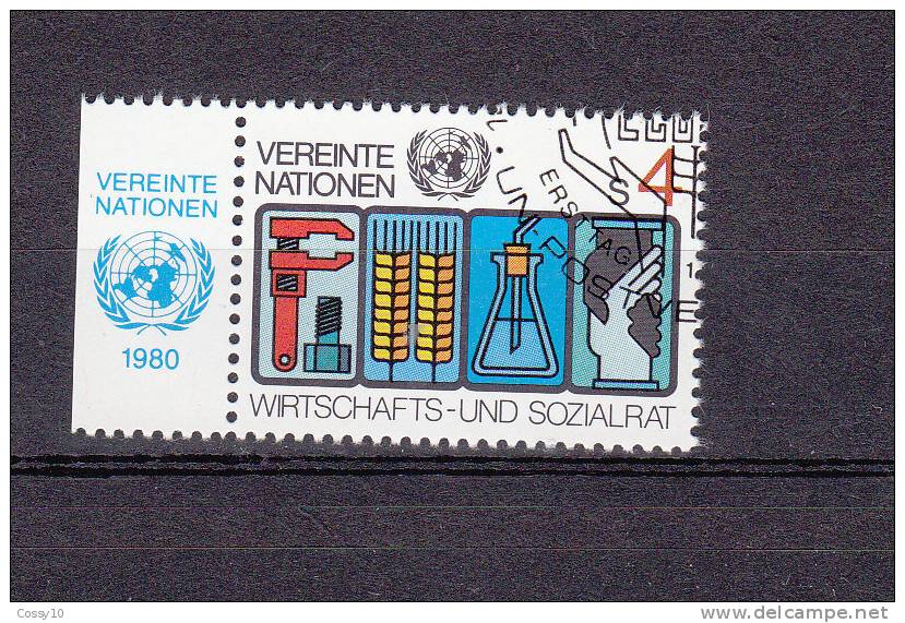 NATIONS  UNIES  VIENNE   1980     N° 14   OBLITERE       CATALOGUE YVERT - Oblitérés