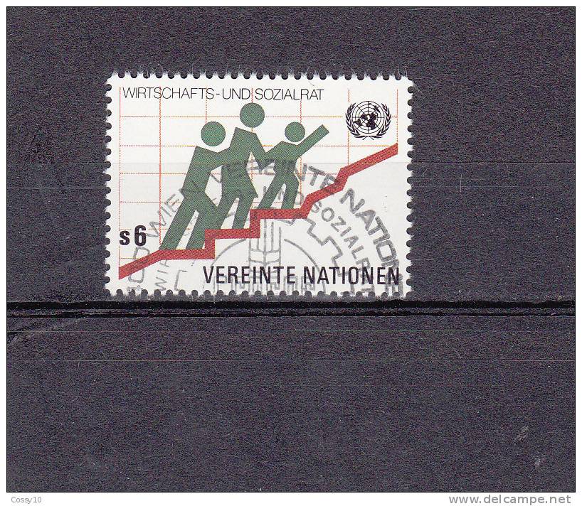 NATIONS  UNIES  VIENNE   1980     N° 15   OBLITERE       CATALOGUE YVERT - Oblitérés