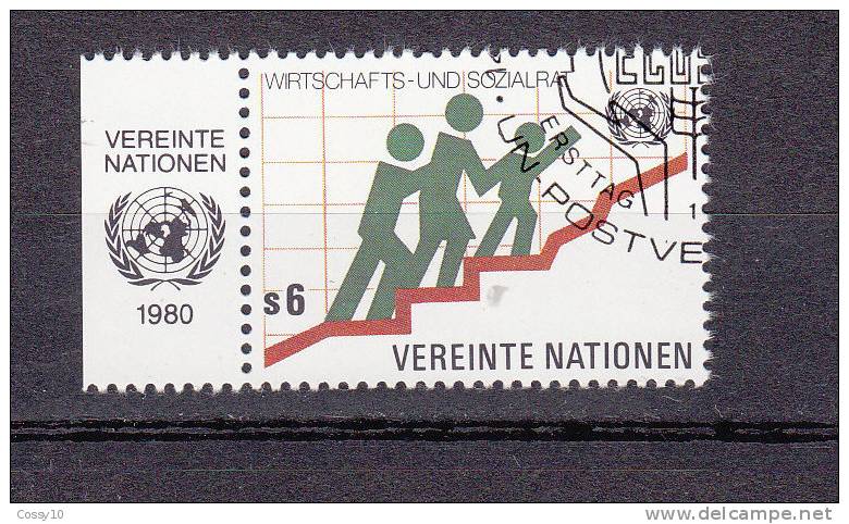 NATIONS  UNIES  VIENNE   1980     N° 15   OBLITERE       CATALOGUE YVERT - Oblitérés