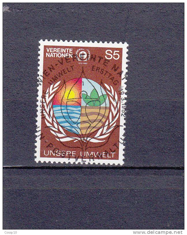 NATIONS  UNIES  VIENNE   1982    N° 24   OBLITERATION CENTRALE       CATALOGUE YVERT - Oblitérés