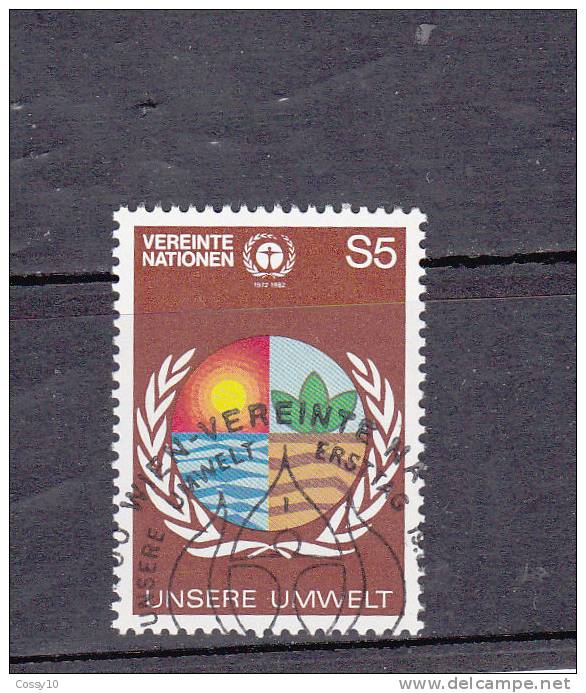 NATIONS  UNIES  VIENNE   1982    N° 24   OBLITERE       CATALOGUE YVERT - Oblitérés