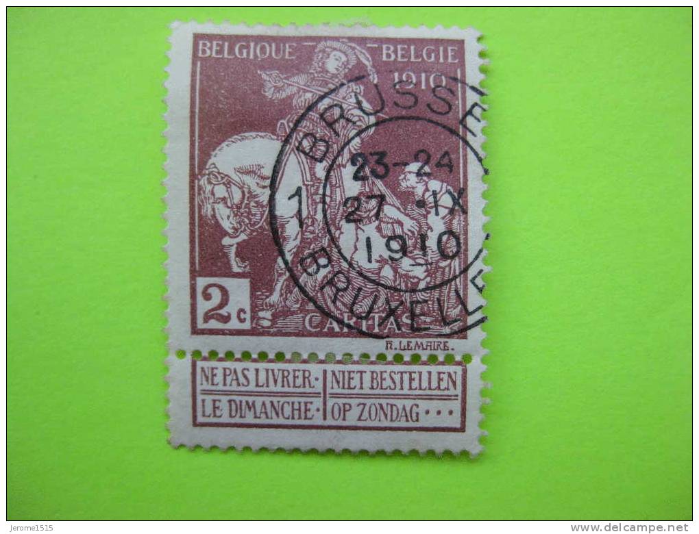 Timbres Belges  : CARITAS 1910 - 1910-1911 Caritas