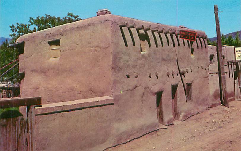 SANTA FE, New Mexico, Oldest House (Southwest Post Card Co, Nr K-158) - Mexique