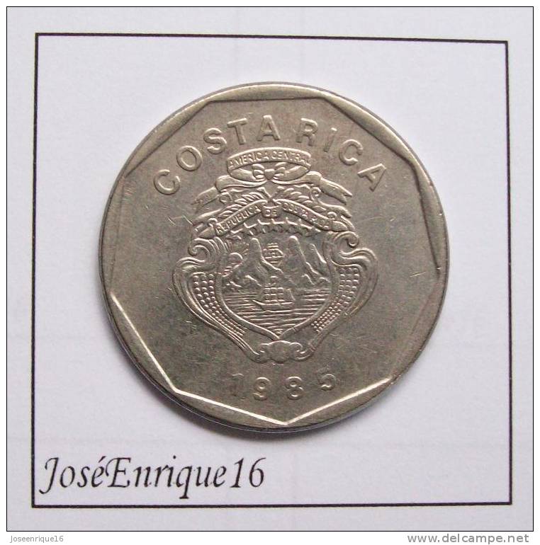 COSTA RICA 1985 20 COLONES    BCCR  -  - MONEDA CURRENCY MONNAIE - Elfenbeinküste