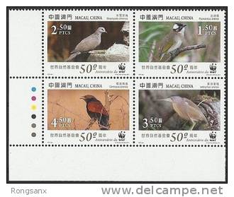 2011 MACAO/MACAU 50 ANNI OF WWF 4V - Unused Stamps