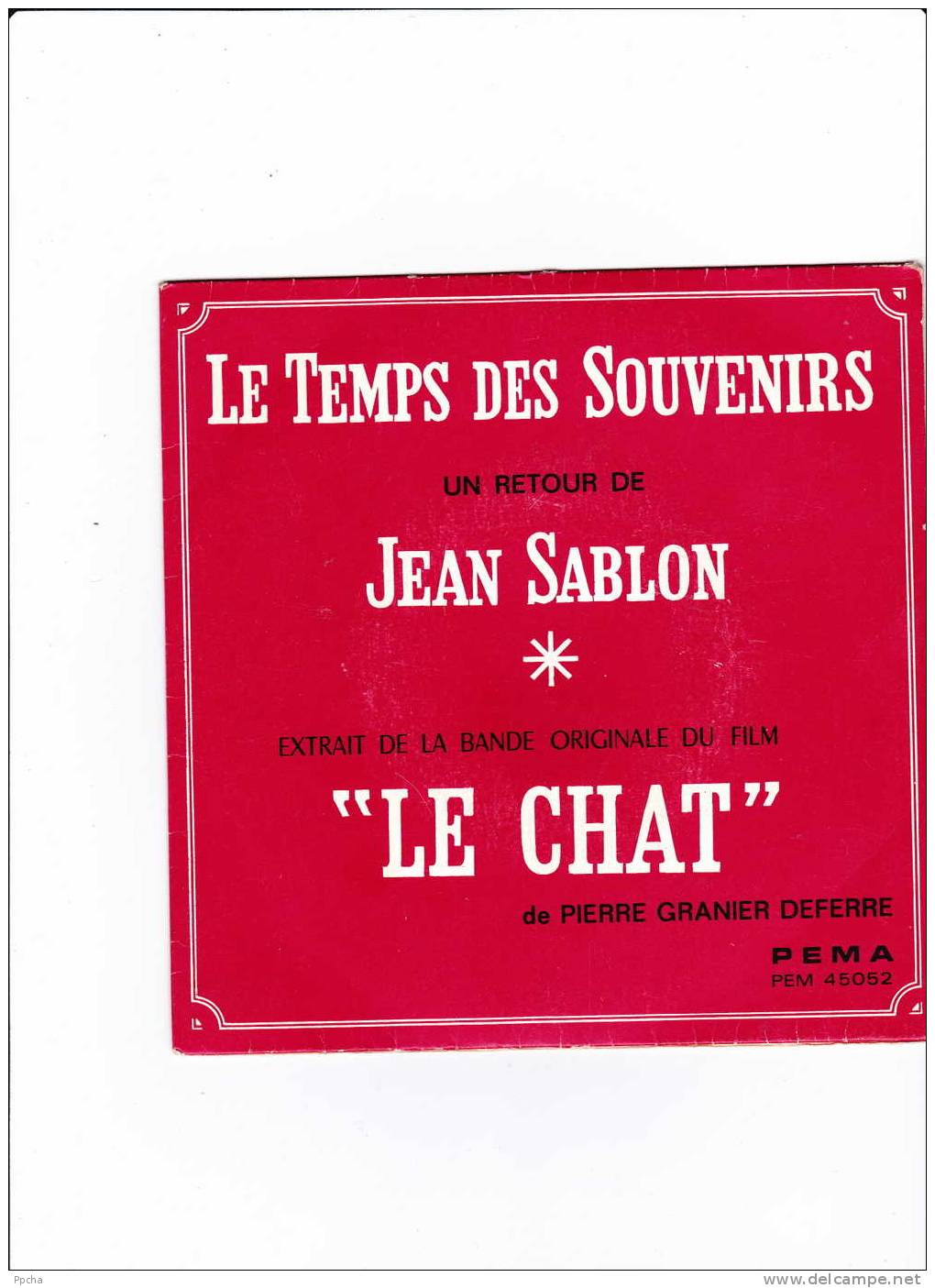 Jean Sablon Le Chat RARE ! - Autres - Musique Française