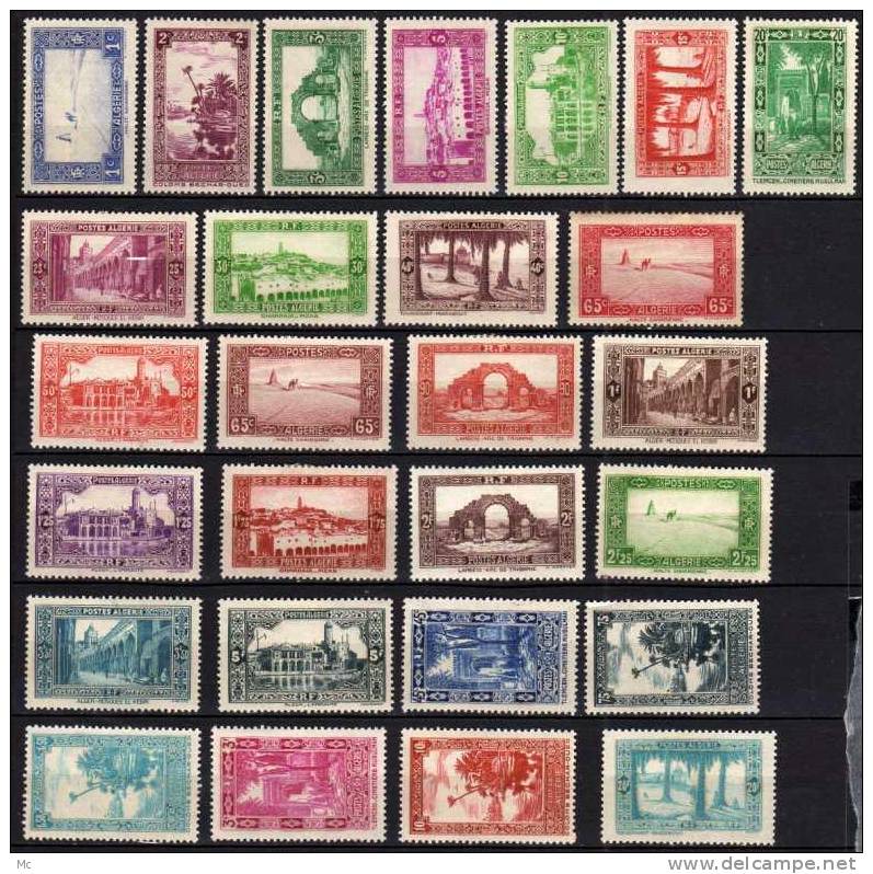 Algerie N° 101 / 126 Neufs Avec Charnières * - Unused Stamps