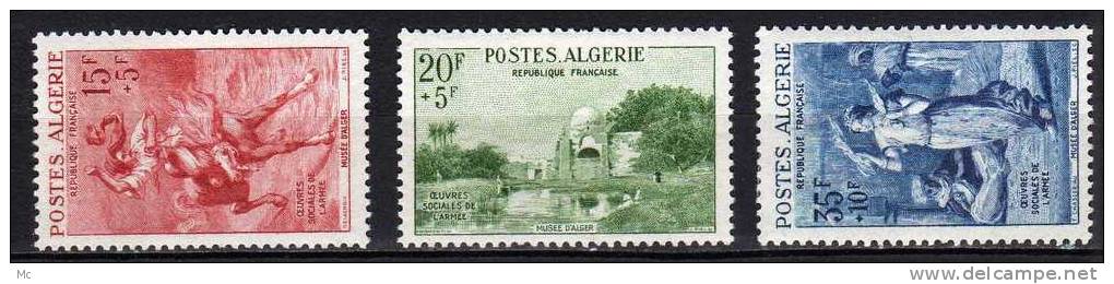 Algerie N° 346 / 348 Neufs Avec Charnière * - Unused Stamps