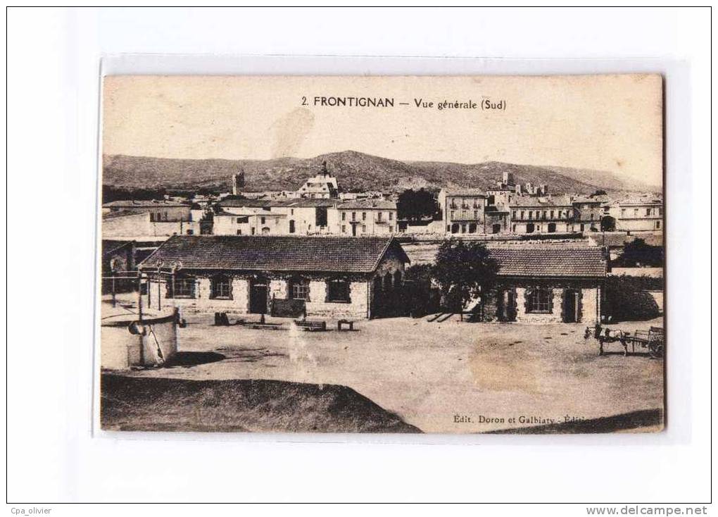 34 FRONTIGNAN Vue Générale, Coté Sud, Ed Doron 2, 192? - Frontignan