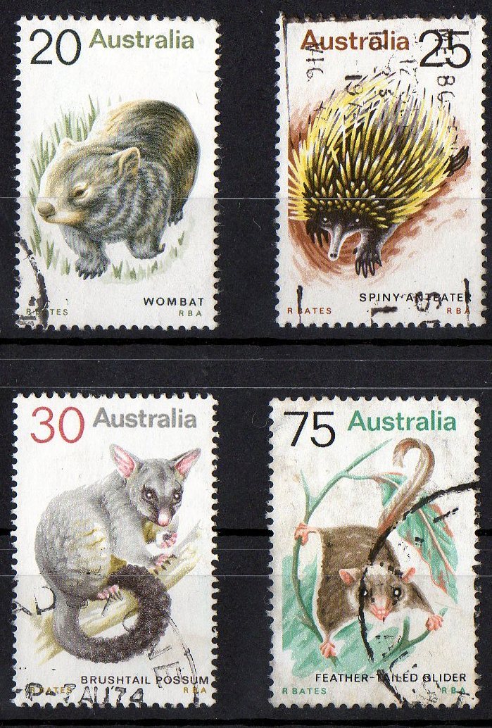 Australia 1974 Native Animals Used - Used Stamps