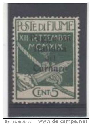 FIUME - 1920 OVERPRINT - V2824 - Fiume
