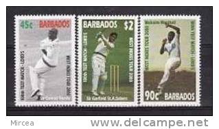 Barbades  -  Michel No.985-7 - Neufs** - Barbados (1966-...)