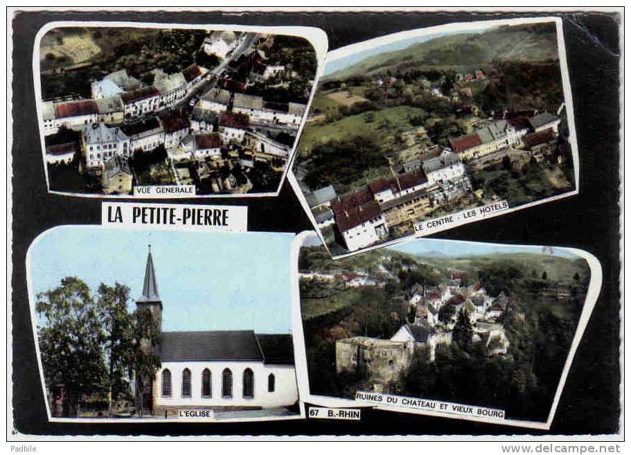 Carte Postale 67. La Petite-Pierre  Vue D´avion Très Beau Plan - La Petite Pierre