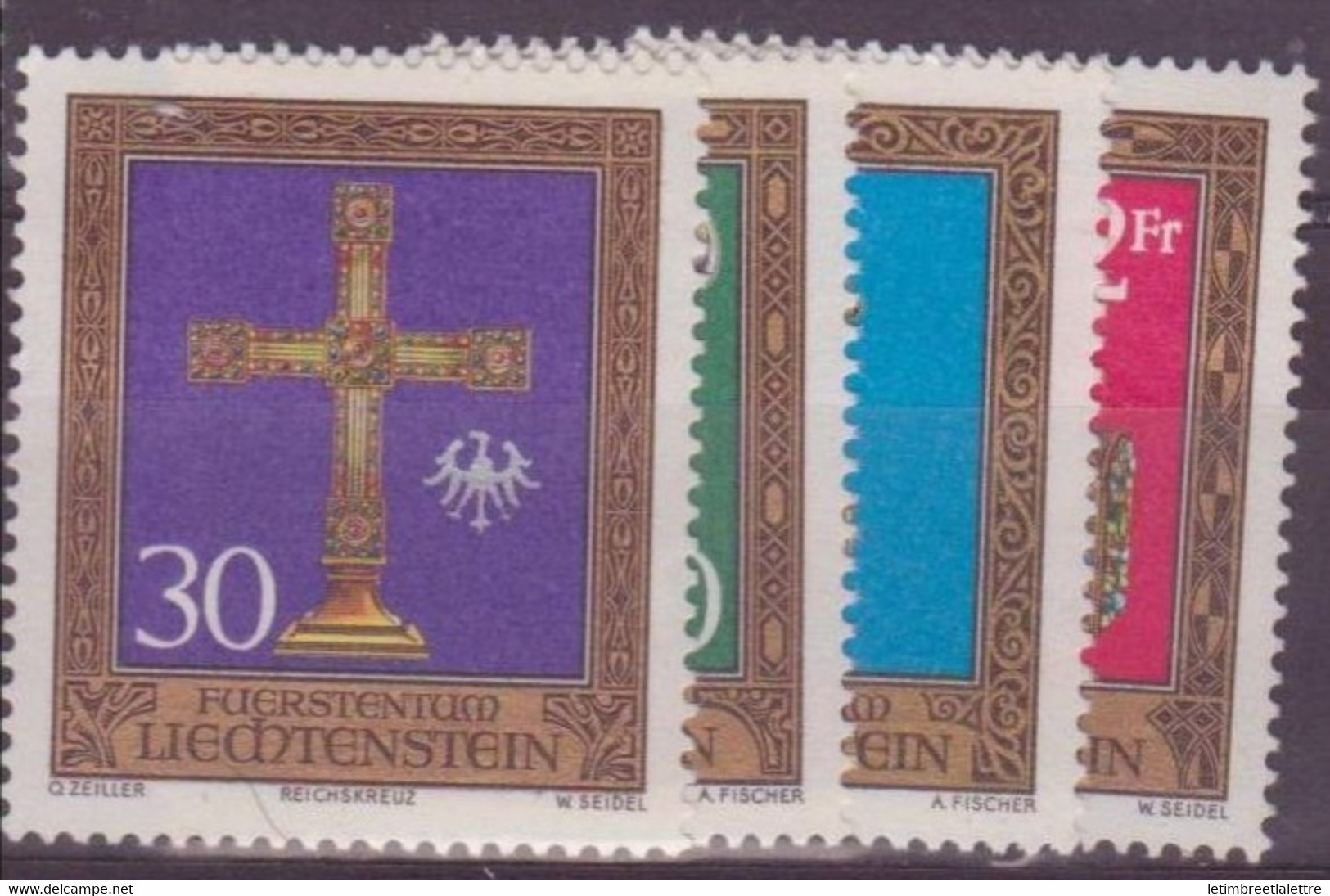 ⭐ Liechtenstein - YT N° 569 à 572 ** - Neuf Sans Charnière ⭐ - Unused Stamps