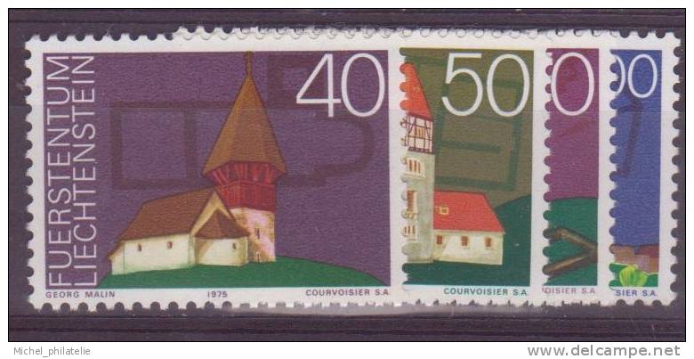 ⭐ Liechtenstein - YT N° 573 à 576 ** - Neuf Sans Charnière ⭐ - Unused Stamps