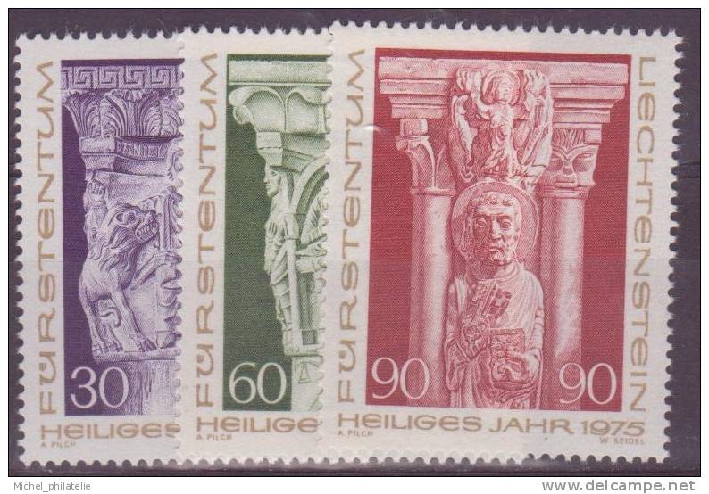 ⭐ Liechtenstein - YT N° 582 à 584 ** - Neuf Sans Charnière ⭐ - Unused Stamps