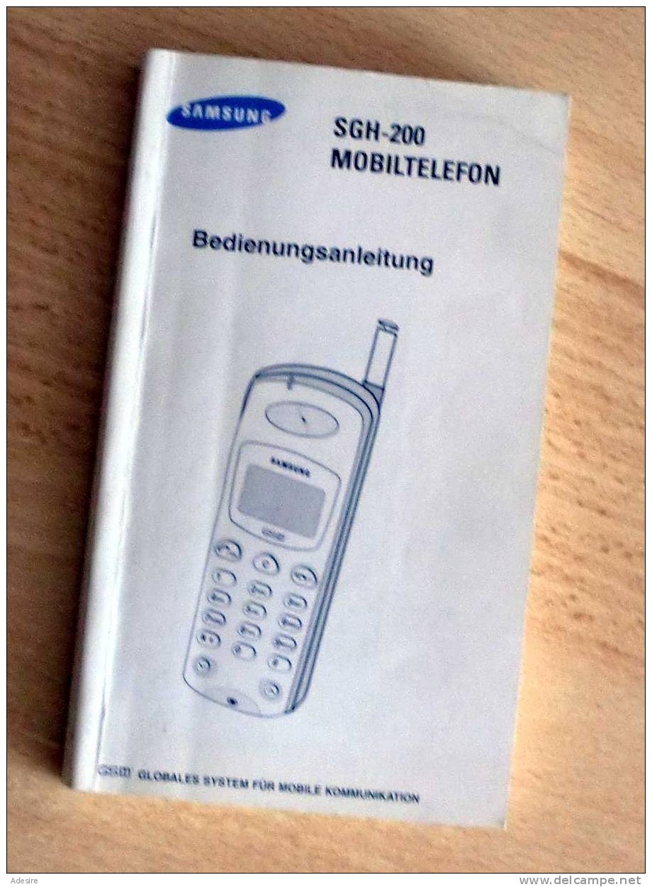 Handy Betriebsanleitung SGH-200, 156 Seiten, Ausgabe 1997 In Deutscher, Franz., Und Ital., Sprache - Sonstige & Ohne Zuordnung