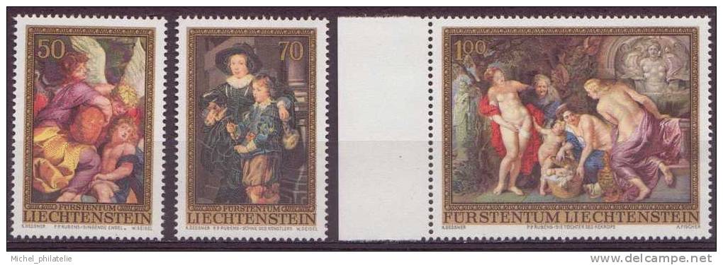 ⭐ Liechtenstein - YT N° 596 à 598 ** - Neuf Sans Charnière - 1976 ⭐ - Unused Stamps