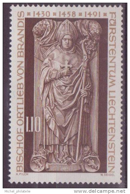 ⭐ Liechtenstein - YT N° 607 ** - Neuf Sans Charnière - 1976 ⭐ - Unused Stamps