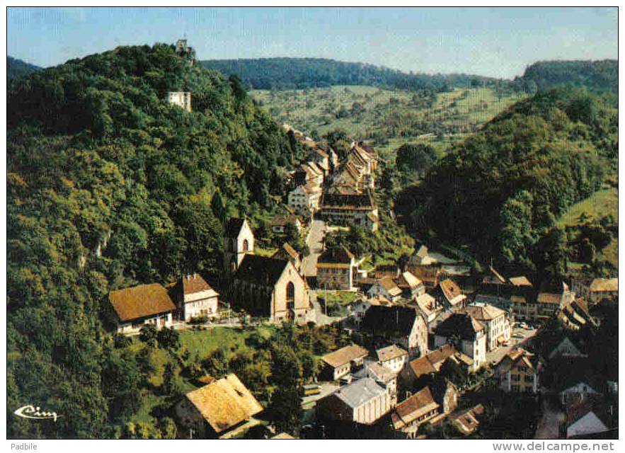 Carte Postale 68. Ferrette Vue D´avion   Très Beau Plan - Ferrette