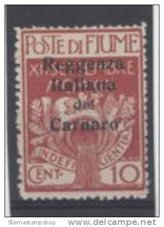 FIUME - 1920 OVERPRINT - V2841 - Fiume