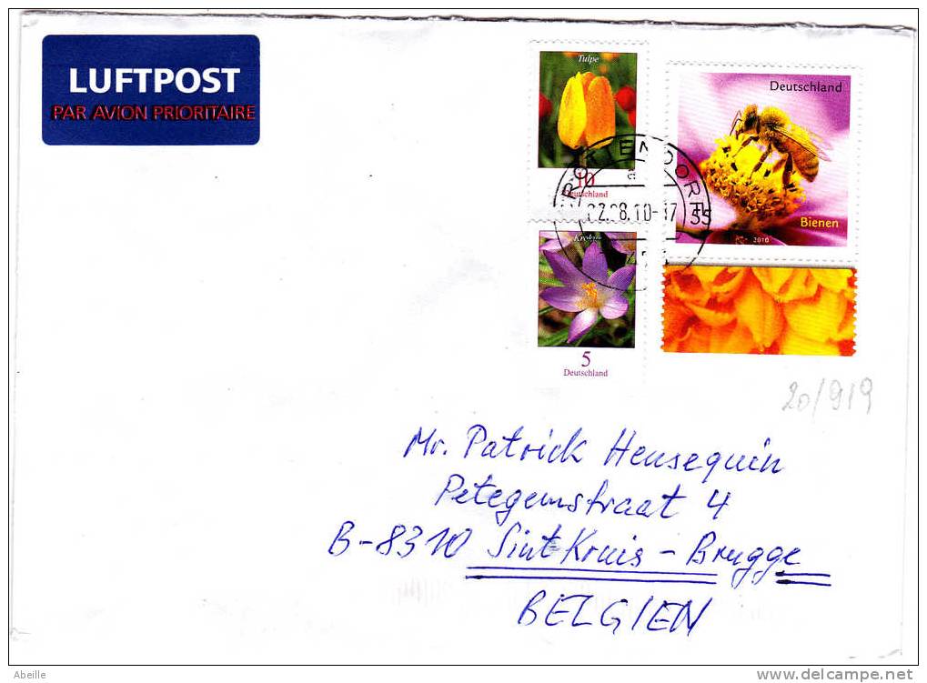 20//919   LETTRE   ALLEMAGNE - Honeybees