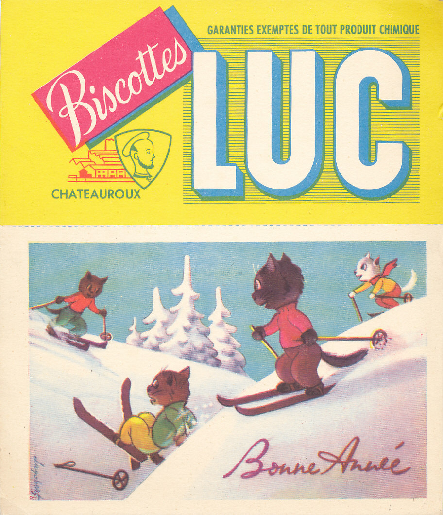 BU 250 / BUVARD    BISCOTTES LUC (cartes Postales A Découper) - Zwieback